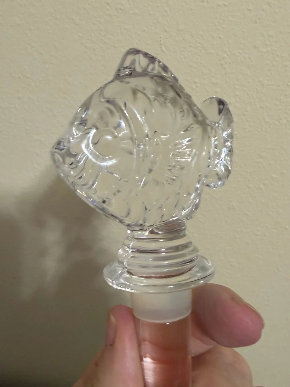 Mikasa Crystal Fish Bottle Stopper